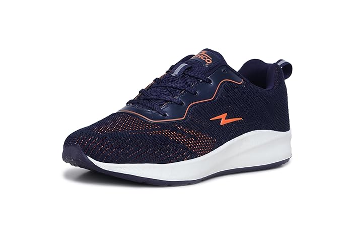 ATHCO Mens Akron Running Shoe's for Man Comfortable Men's Sports Shoe's with Memory Foam Cushioned Insole Sports Shoes for Men Running Walking Lightweight Gym Shoe for Men Comfortable Stylish & Casual Walking Shoe for Man Anti Slip Gym Footwear