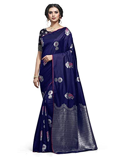 Shiv Textiles Silk Saree for Women - Ethnic Wear for Daily, Office & Festive Occasions