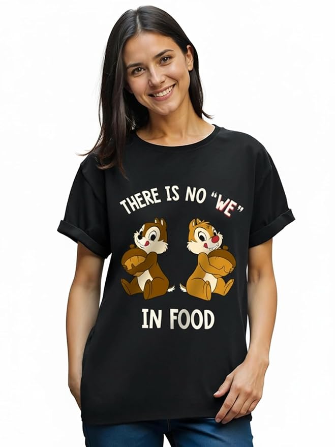 Bewakoof Women's Graphic Printed 100% Cotton T-Shirt - Boyfriend Fit, Round Neck, Half Sleeve