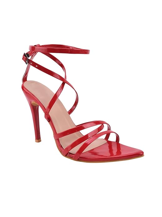 TRYME Alluring & Stylish Pencil Heel sandals Latest Strappy High Stilettos HeelSandals Casual Party Comfortable Sole For Women And Girls