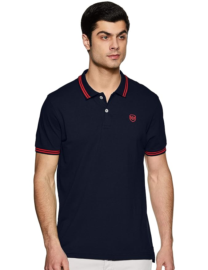 Max Men's Polycotton Half Sleeves Regular Fit Solid Polo T-Shirt