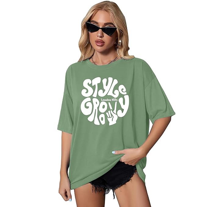London Hills Women's Casual Printed  T-Shirt